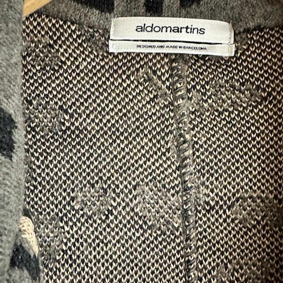 Anthropologie Aldo Martins Isabella Leopard Sweater Coat Medium - Picture 7 of 7
